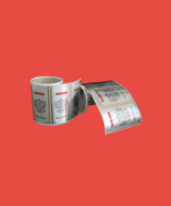 Permanent metallized polyester base dull silver label