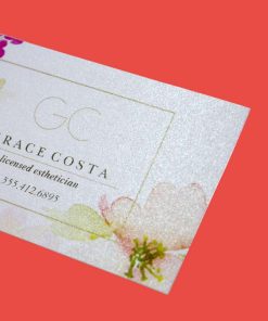 Pearly business card