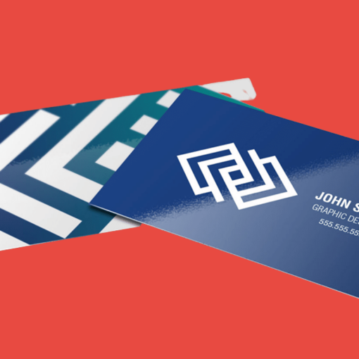 Glossy thick standard business card