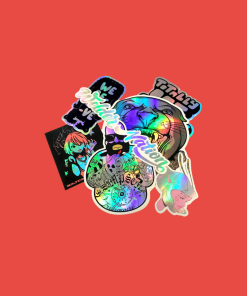 Permanent paper base iridescent silver label