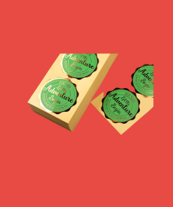 Permanent bright metallic base colored foil label