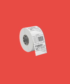 Permanent paper base thermal transfer label