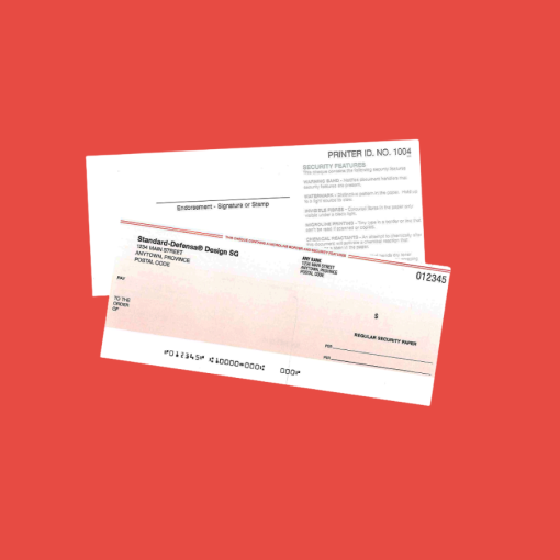 Custom cheque printing